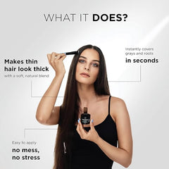 Hair Root Concealer Powder Dark Brown | Bald Spot & Thinning Hair Cover
